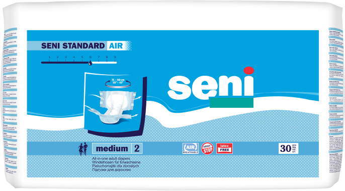 Підгузки для дорослих SENI STANDARD AIR medium (30 шт.)